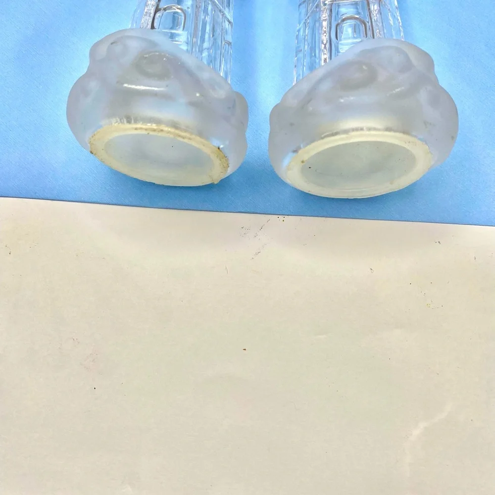 Crystal Lighthouse Salt & Pepper Shakers, Vintage - Picture 6 of 6